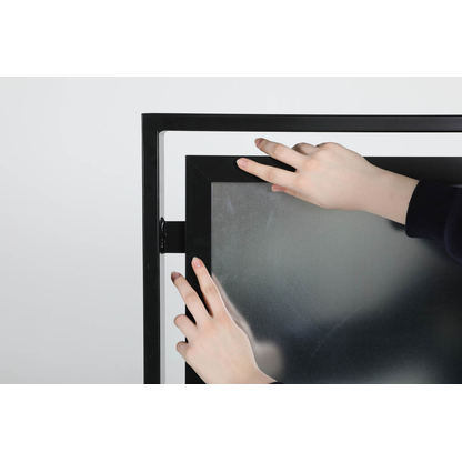 Artikelbild 9 für update displays Kundenstopper Square schwarz DIN A1 2 Fächer 73,0 x 40,0 x 119,5 cm, 1 St., Artikelnummer 619526