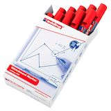 Artikelbild 1 für edding 360 Whiteboard-Marker rot 1,5 - 3,0 mm, 10 St., Artikelnummer 269512