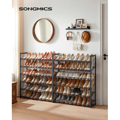 Artikelbild 4 für SONGMICS Schuhregal schwarz 92,5 x 30,7 x 223,0 cm, 1 St., Artikelnummer 760308