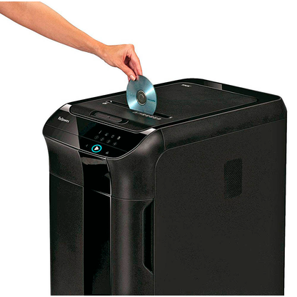 Artikelbild 2 für Fellowes AutoMax 550C Aktenvernichter mit Partikelschnitt P-4, 4 x 38 mm, bis 500 Blatt, schwarz, Artikelnummer 423893