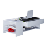 Artikelbild 1 für VCM my home Tindus Couchtisch rechteckig Spanplatte schwarz 100,0 x 50,0 x 35,0 cm, 1 St., Artikelnummer 389292