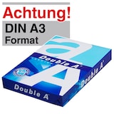 Artikelbild 1 für Double A Kopierpapier PREMIUM DIN A3 80 g/qm 500 Blatt, Artikelnummer 116954