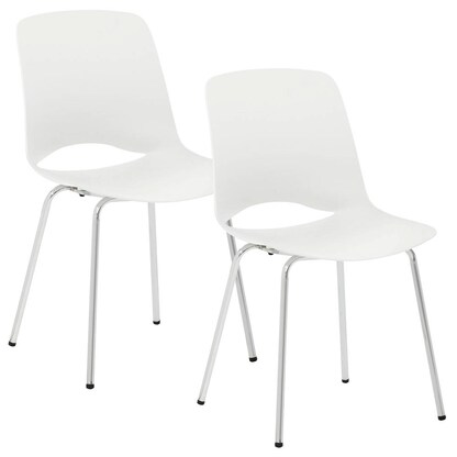 Artikelbild für Mayer Besucherstühle 2520_02 weiß Kunststoff, 2 St., Artikelnummer 170561