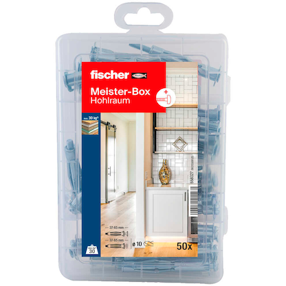 Artikelbild für fischer Meister-Box Hohlraum 558327 Hohlraumdübel-Sortiment Ø 5 mm, 50-teilig, Artikelnummer 480556