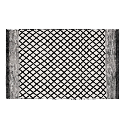 Artikelbild für WENKO Badematte Tara schwarz, weiß 50,0 x 80,0 cm, Artikelnummer 809891