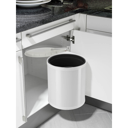 Artikelbild 2 für Hailo 3555-001 Einbau-Mülleimer 15,0 l weiß, 1 St., Artikelnummer 902302