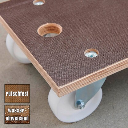 Artikelbild 8 für WAGNER® design yourself Transportroller MAXGRIP Power MM 1143 braun 30,0 x 57,5 x 15,0 cm bis 500,0 kg, Artikelnummer 419766