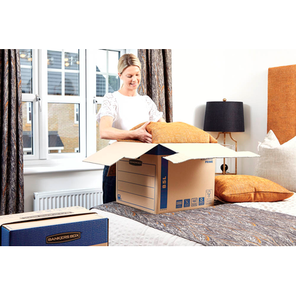 Artikelbild 7 für Bankers Box Umzugskartons SmoothMove FastFold 47,0 x 48,0 x 41,2 cm, 5 St., Artikelnummer 539043