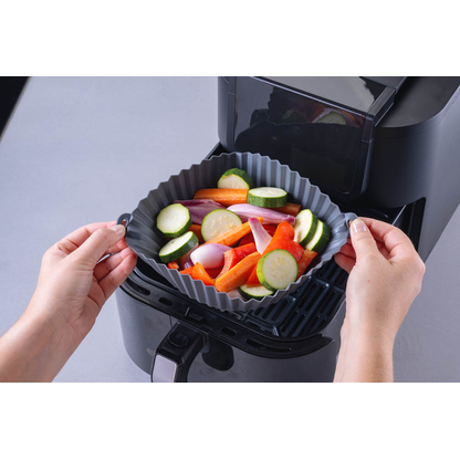 Artikelbild 3 für FACKELMANN Backform für Heißluftfritteuse 45102 Silikon Ø 18,0 cm, 1 St., Artikelnummer 584338