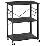 Artikelbild 1 für VASAGLE Küchenregal dunkelgrau,schwarz 60,0 x 40,0 x 89,0 cm, 1 St., Artikelnummer 759727