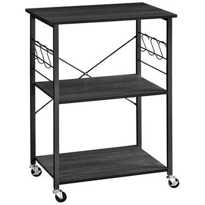 Artikelbild für VASAGLE Küchenregal dunkelgrau,schwarz 60,0 x 40,0 x 89,0 cm, 1 St., Artikelnummer 759727