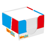 Artikelbild 1 für büroplus Zettelbox blau inkl. 700 Notizzettel weiß, 1 St., Artikelnummer 437392