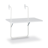 Artikelbild 1 für BEST Boy Balkonhängetisch rechteckig Kunststoff weiß 60,0 x 40,0 x 5,0 cm, 1 St., Artikelnummer 138554