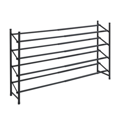 Artikelbild 4 für WENKO Teleskop-Schuhregal Hero schwarz 62,0 - 115,0 x 26,0 x 68,0 cm, 1 St., Artikelnummer 531101