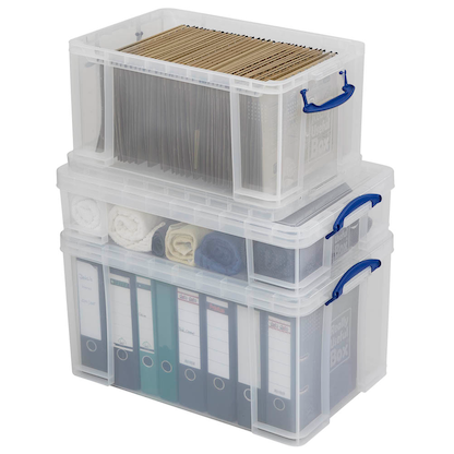 Artikelbild 7 für Really Useful Box Aufbewahrungsbox 33,0 l transparent 71,0 x 44,0 x 16,5 cm, 1 St., Artikelnummer 404202