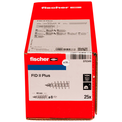 Artikelbild 2 für fischer FID II Plus 570349 Dämmstoffdübel Ø 28 mm x 80 mm, 25 St., Artikelnummer 481019