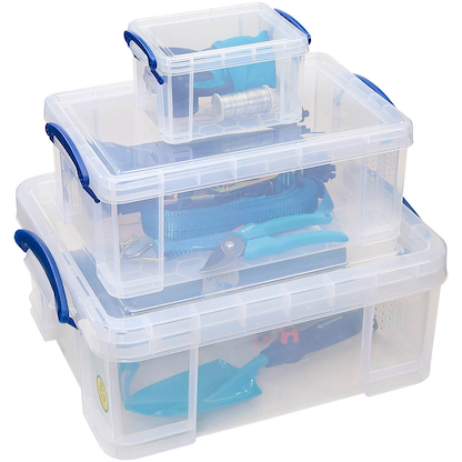 Artikelbild 14 für Really Useful Box Aufbewahrungsbox 9,0 l transparent 39,5 x 25,5 x 15,5 cm, 1 St., Artikelnummer 253856