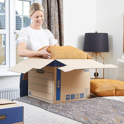 Artikelbild 8 für Bankers Box Umzugskartons SmoothMove FastFold 47,0 x 48,0 x 41,2 cm, 5 St., Artikelnummer 539043