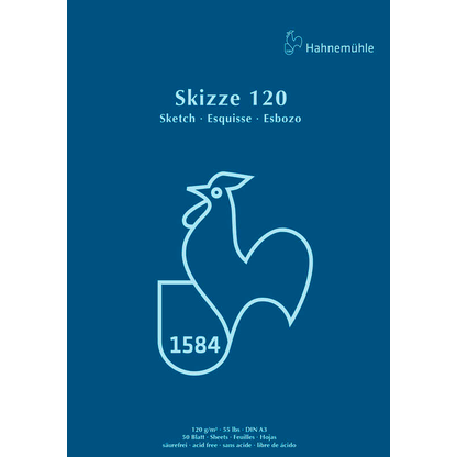 Artikelbild für HAHNEMÜHLE Skizzenblock DIN A3, 1 Block, Artikelnummer 708638