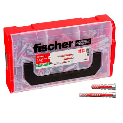 Artikelbild für fischer L-Boxx mini DuoPower kurz & lang 539867 Universaldübel-Sortiment, 210-teilig, Artikelnummer 480271