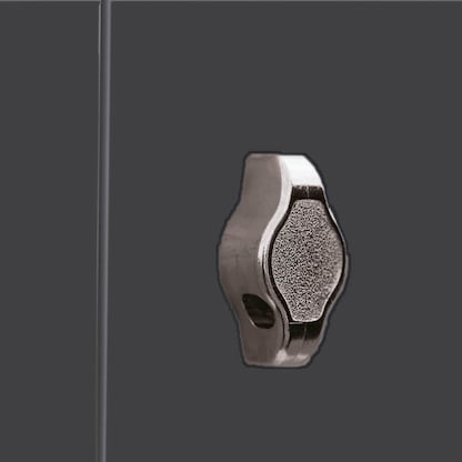 Artikelbild 2 für LÜLLMANN Spind anthrazit, lichtgrau 523238, 6 Schließfächer 118,5 x 50,0 x 180,0 cm, Artikelnummer 831154