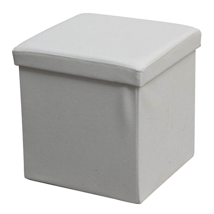 Artikelbild für Echtwerk Hocker mit Stauraum Store Cube EW-SW-0440 weiß Kunstleder, 1 St., Artikelnummer 161754