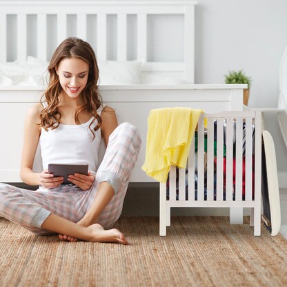 Artikelbild 7 für relaxdays Wäschetruhe weiß, 1 St., Artikelnummer 762712