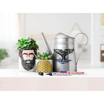 Artikelbild 21 für edding 3000 Permanentmarker schwarz 1,5 - 3,0 mm, 10 St., Artikelnummer 316547