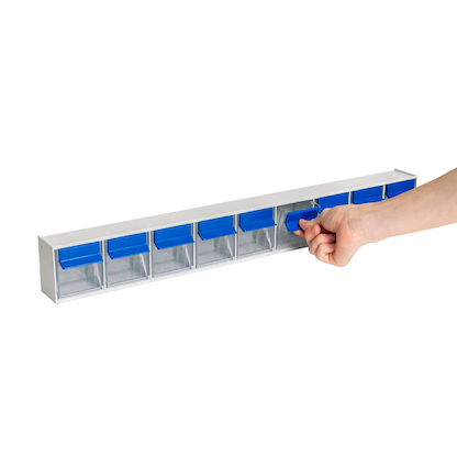 Artikelbild 2 für hünersdorff Sortimentskasten unbefüllt MultiStore grau 9 Fächer, Artikelnummer 167526