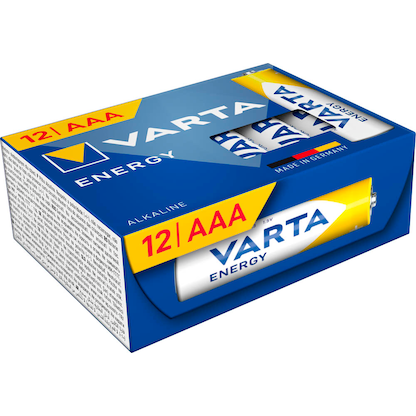 Artikelbild 2 für VARTA Batterien ENERGY Cube Alkali-Mangan Micro AAA 1,5 V, 12 St., Artikelnummer 554012