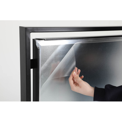 Artikelbild 11 für update displays Kundenstopper Square schwarz DIN A1 2 Fächer 73,0 x 40,0 x 119,5 cm, 1 St., Artikelnummer 619526