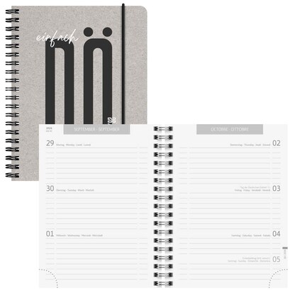 Artikelbild für BRUNNEN Schülerkalender einfach Nö 2026/2027 grau, 1 St., Artikelnummer 805079