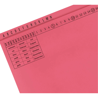 Artikelbild 3 für Exacompta Hängehefter Exaflex Karton rot DIN A4 1x Amtsheftung, 25 St., Artikelnummer 111000