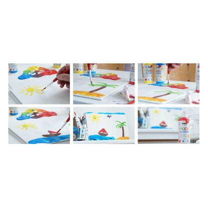 Artikelbild 2 für KREUL MUCKI Acrylfarbe schwarz 80,0 ml, 1 St., Artikelnummer 512992