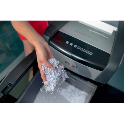 Artikelbild 17 für Rexel XP512+ Aktenvernichter mit Partikelschnitt P-5, 2 x 15 mm, bis 12 Blatt, grau, Artikelnummer 255824