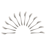 Artikelbild 1 für ZWILLING Kuchengabel Swing silber, 12 St., Artikelnummer 424269