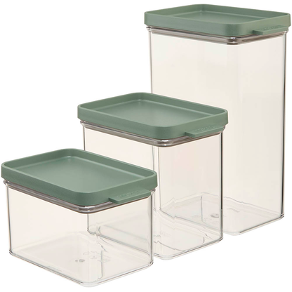 Artikelbild 7 für MEPAL Vorratsdosen-Set Omnia grün 0,7/1,1/2,0 l, 1 Set, Artikelnummer 435337