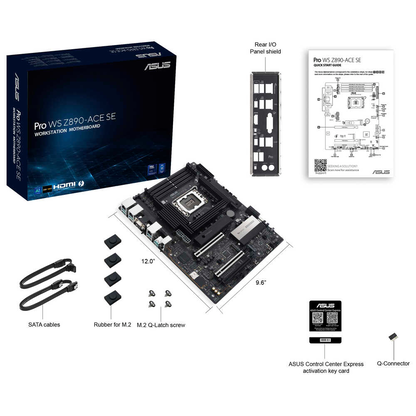 Artikelbild 8 für ASUS PRO WS Z890-ACE SE Mainboard, LGA 1851, ATX, Z890, 256 GB, Artikelnummer 685809