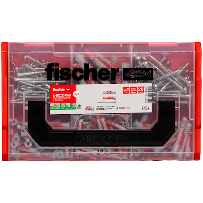Artikelbild 6 für fischer L-Boxx mini DuoPower und DuoSeal 561472 Dübel- und Schrauben-Sortiment, 275-teilig, Artikelnummer 480597