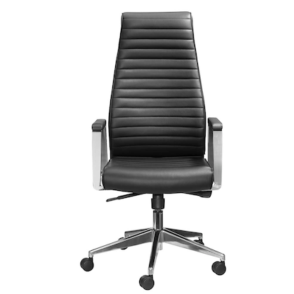 Artikelbild 2 für Mayer Chefsessel myDELUXE, 2491 Leder schwarz, Gestell alu, Artikelnummer 215982