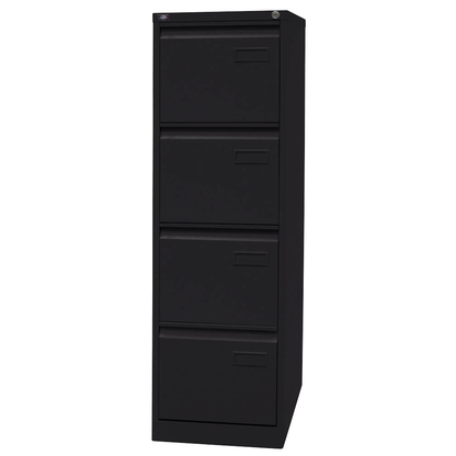 Artikelbild 5 für BISLEY LIGHT Hängeregistraturschrank schwarz 4 Schubladen 41,3 x 62,2 x 132,1 cm, 1 St., Artikelnummer 580357