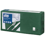 Artikelbild 1 für TORK Servietten Soft dunkelgrün 3-lagig 32,6 x 33,0 cm, 150 St., Artikelnummer 452209