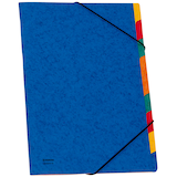 Artikelbild 1 für DONAU Ordnungsmappe 9 Fächer blau, 1 St., Artikelnummer 891994