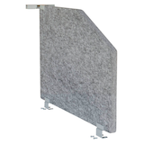 Artikelbild 1 für HAMMERBACHER Tischtrennwand Anbauset VARS1/5, grau 73,5 x 50,0 cm, 1 St., Artikelnummer 659918