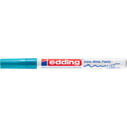 Artikelbild 4 für edding 751 creative Lackmarker blau 1,0 - 2,0 mm, 1 St., Artikelnummer 459117