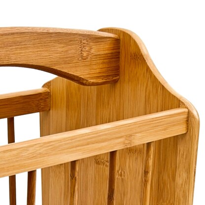 Artikelbild 8 für relaxdays Zeitungsständer 10015644_0 braun Bambus, DIN A4 quer, Artikelnummer 473623