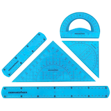 Artikelbild 1 für EBERHARD FABER Geometrie-/Zeichenset blau, Artikelnummer 589913
