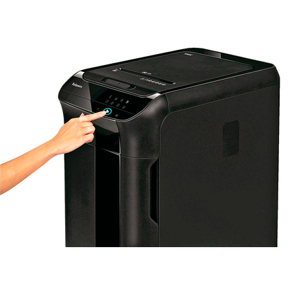 Artikelbild 5 für Fellowes AutoMax 550C Aktenvernichter mit Partikelschnitt P-4, 4 x 38 mm, bis 500 Blatt, schwarz, Artikelnummer 423893