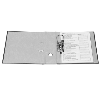 Artikelbild 6 für AKTION: LEITZ 1080 Ordner lichtgrau marmoriert Karton 8,0 cm DIN A4, 10 St., Artikelnummer 653836