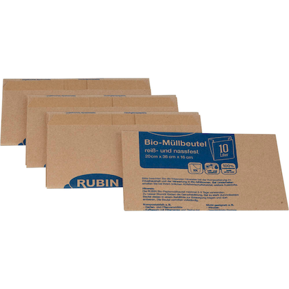Artikelbild 4 für RUBIN Biomüllbeutel 10,0 l braun, 10 St., Artikelnummer 212831